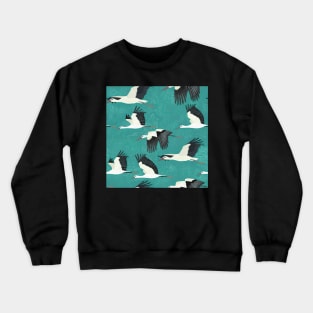 Stork fly Crewneck Sweatshirt